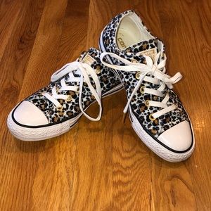 Women’s leopard print converse sneakers